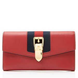 Gucci Calfskin Sylvie Continental Wallet